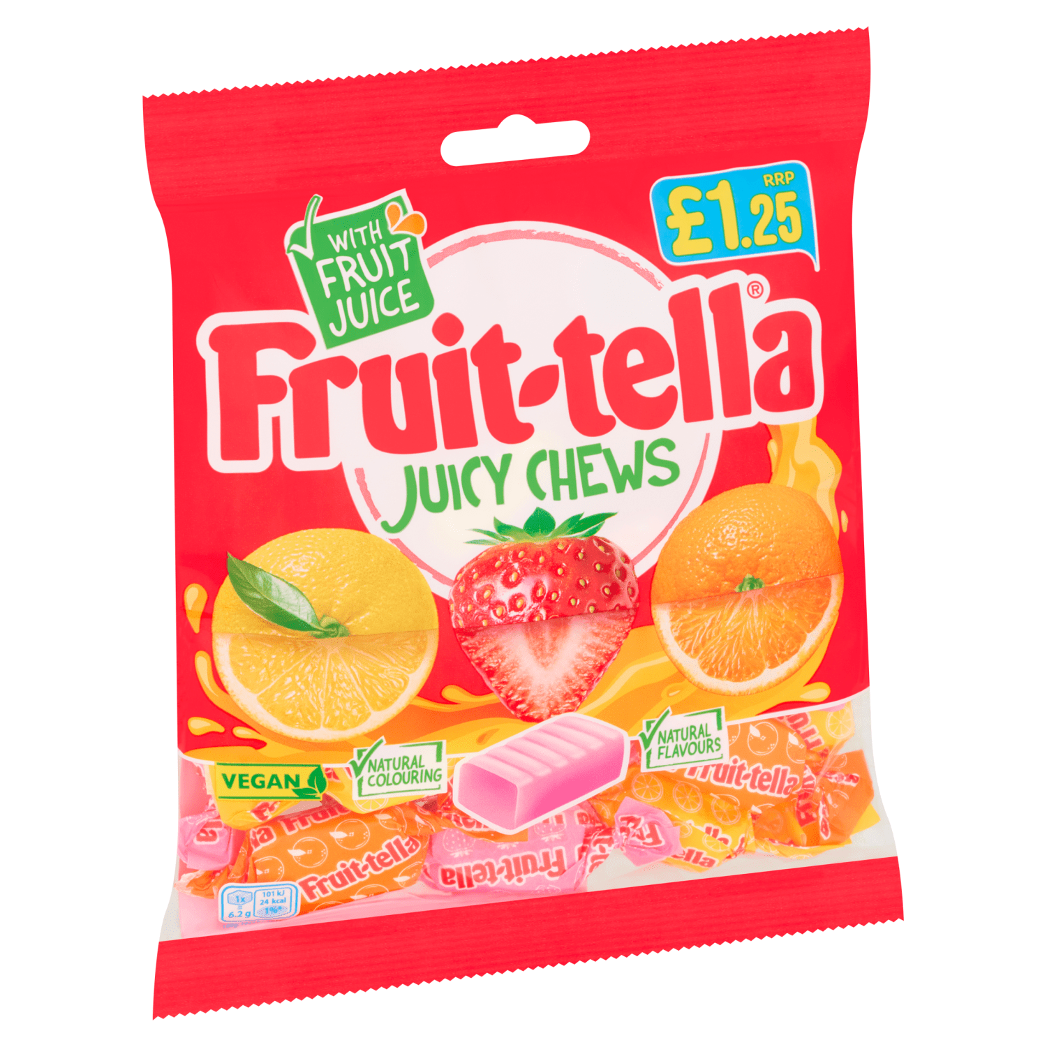 Fruit - tella Juicy Chews 135g - UK Food & Drink - 8723400797838