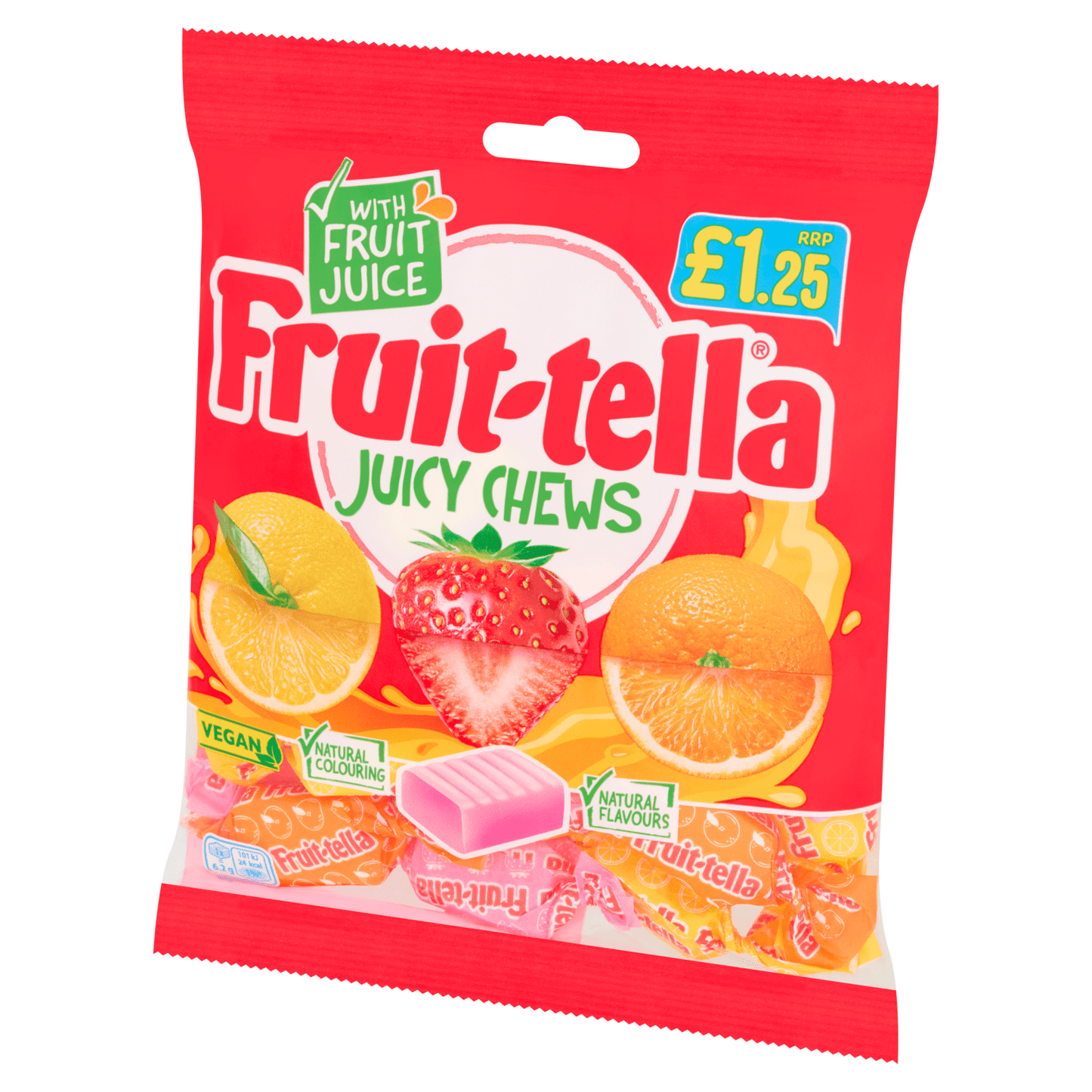 Fruit - tella Juicy Chews 135g - UK Food & Drink - 8723400797838