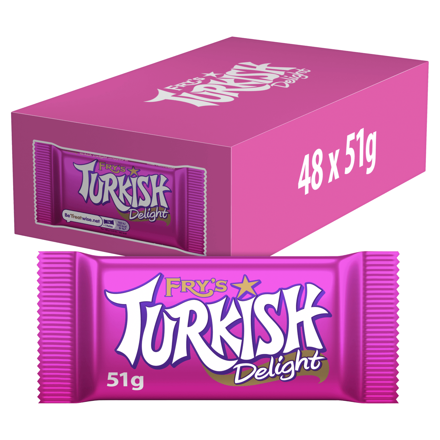 Fry's Turkish Delight 51g - UK Food & Drink - 50201105