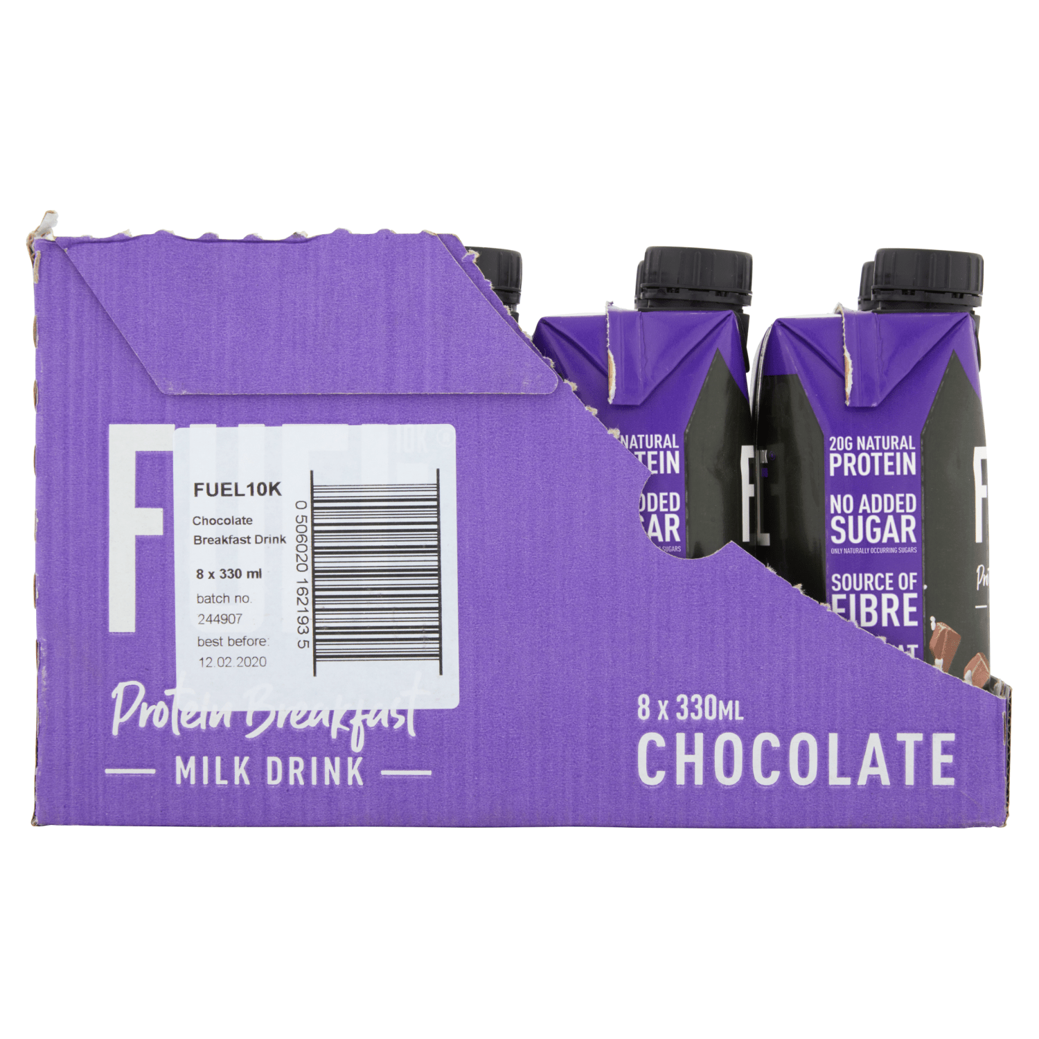 FUEL10K Chocolate Flavour Milk Drink 330ml - UK Food & Drink - 5060201621836