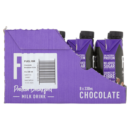 FUEL10K Chocolate Flavour Milk Drink 330ml - UK Food & Drink - 5060201621836
