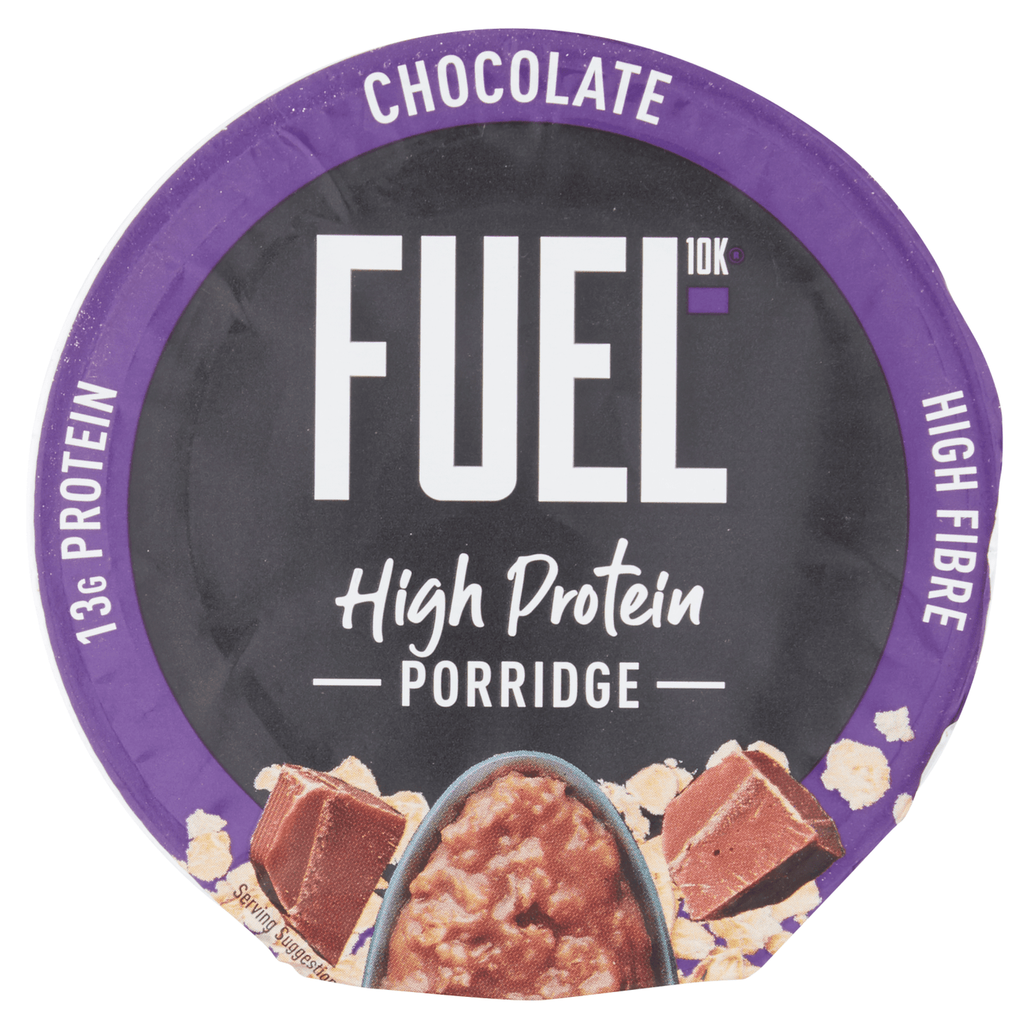 FUEL10K High Protein Chocolate Porridge Pot 70g - UK Food & Drink - 5060201623205