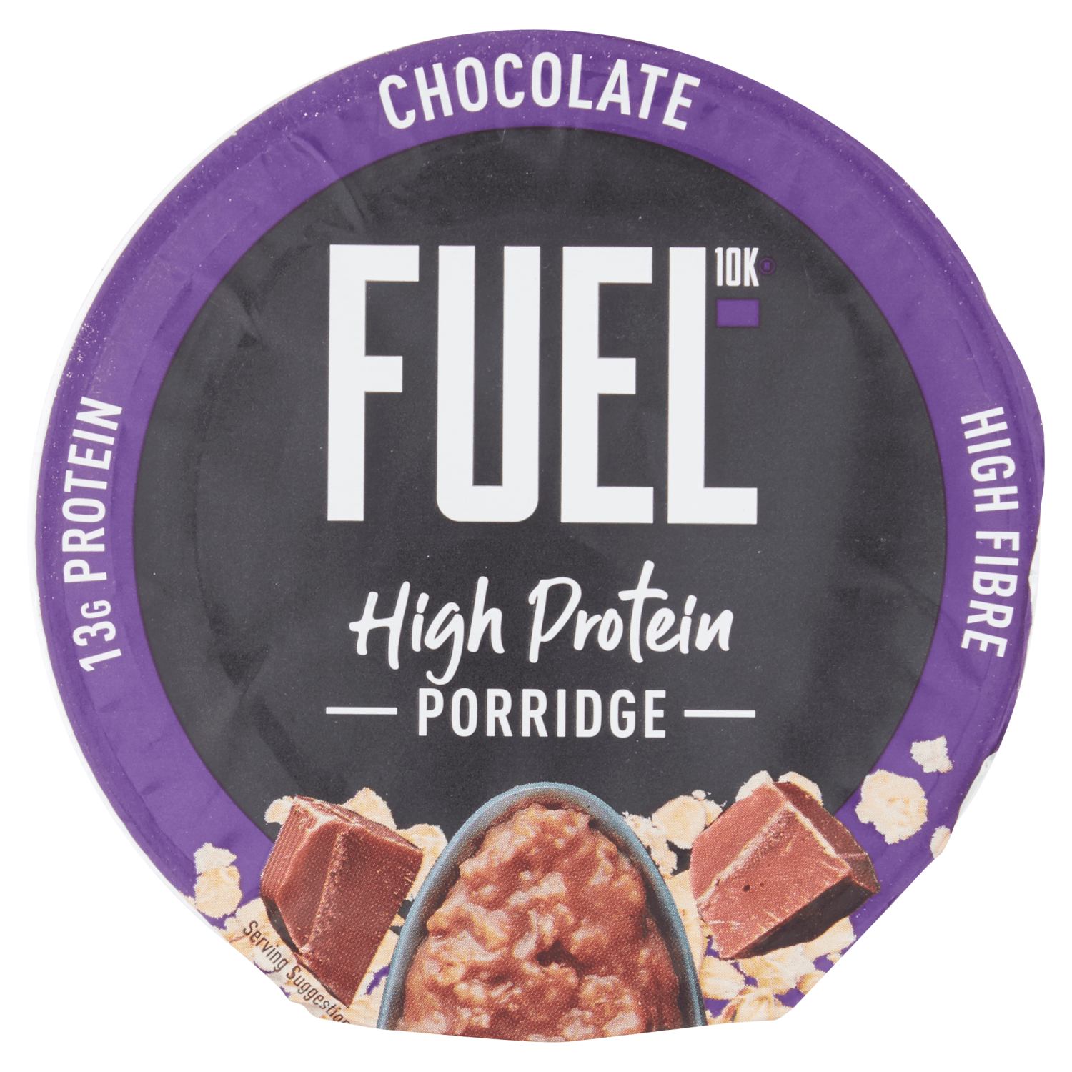 FUEL10K High Protein Chocolate Porridge Pot 70g - UK Food & Drink - 5060201623205