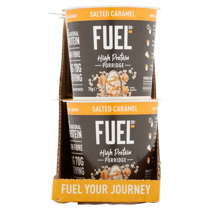 FUEL10K High Protein Salted Caramel Porridge Pot 70g - UK Food & Drink - 5060201624042