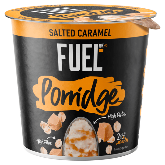 FUEL10K High Protein Salted Caramel Porridge Pot 70g - UK Food & Drink - 5060201624042