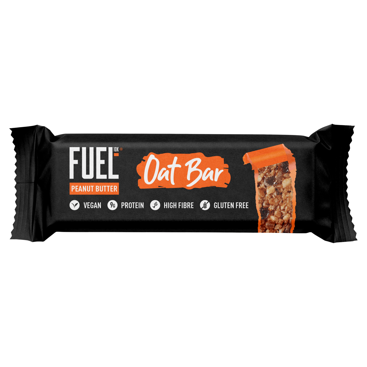 FUEL10K Peanut Butter Oat Bar 45g - UK Food & Drink - 5060201624356