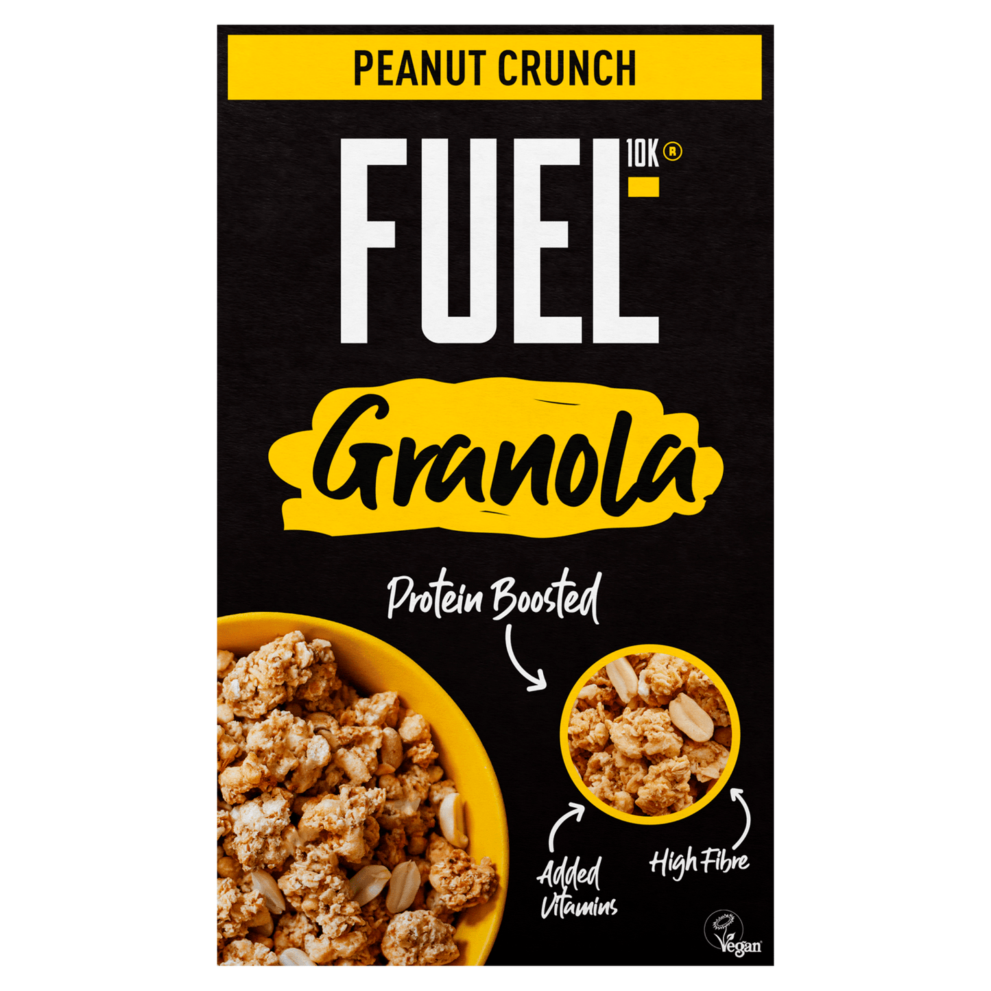 FUEL10K Peanut Crunch Granola 400g - UK Food & Drink - 5060201621829