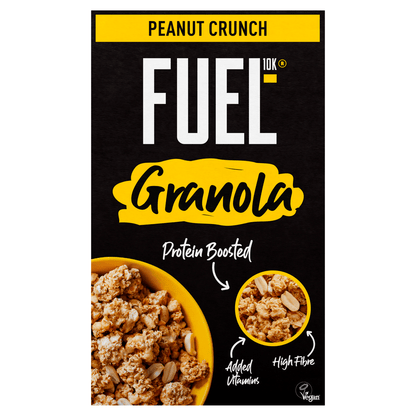 FUEL10K Peanut Crunch Granola 400g - UK Food & Drink - 5060201621829