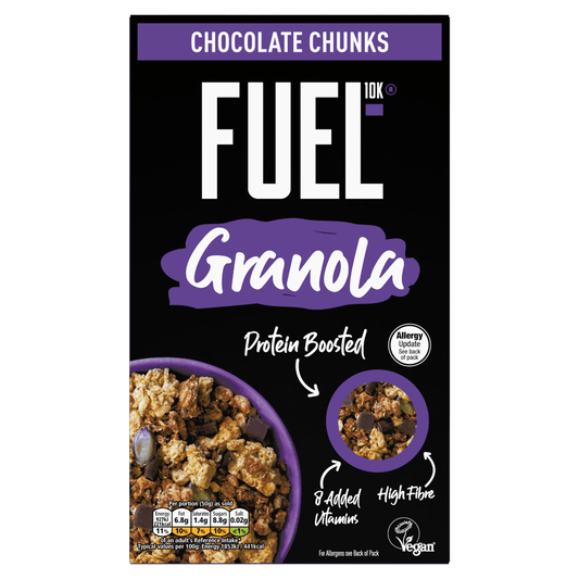 FUEL10K Protein Boosted Chocolate Chunks Granola 400g - UK Food & Drink - 5060201621805