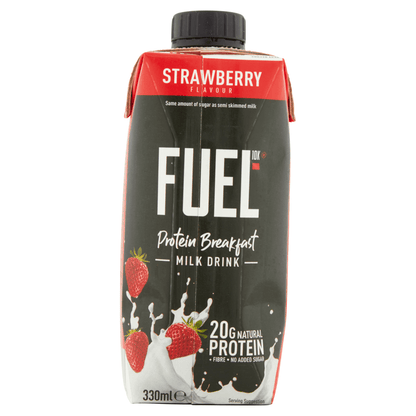 FUEL10K Strawberry Flavour Milk Drink 330ml - UK Food & Drink - 5060201621843