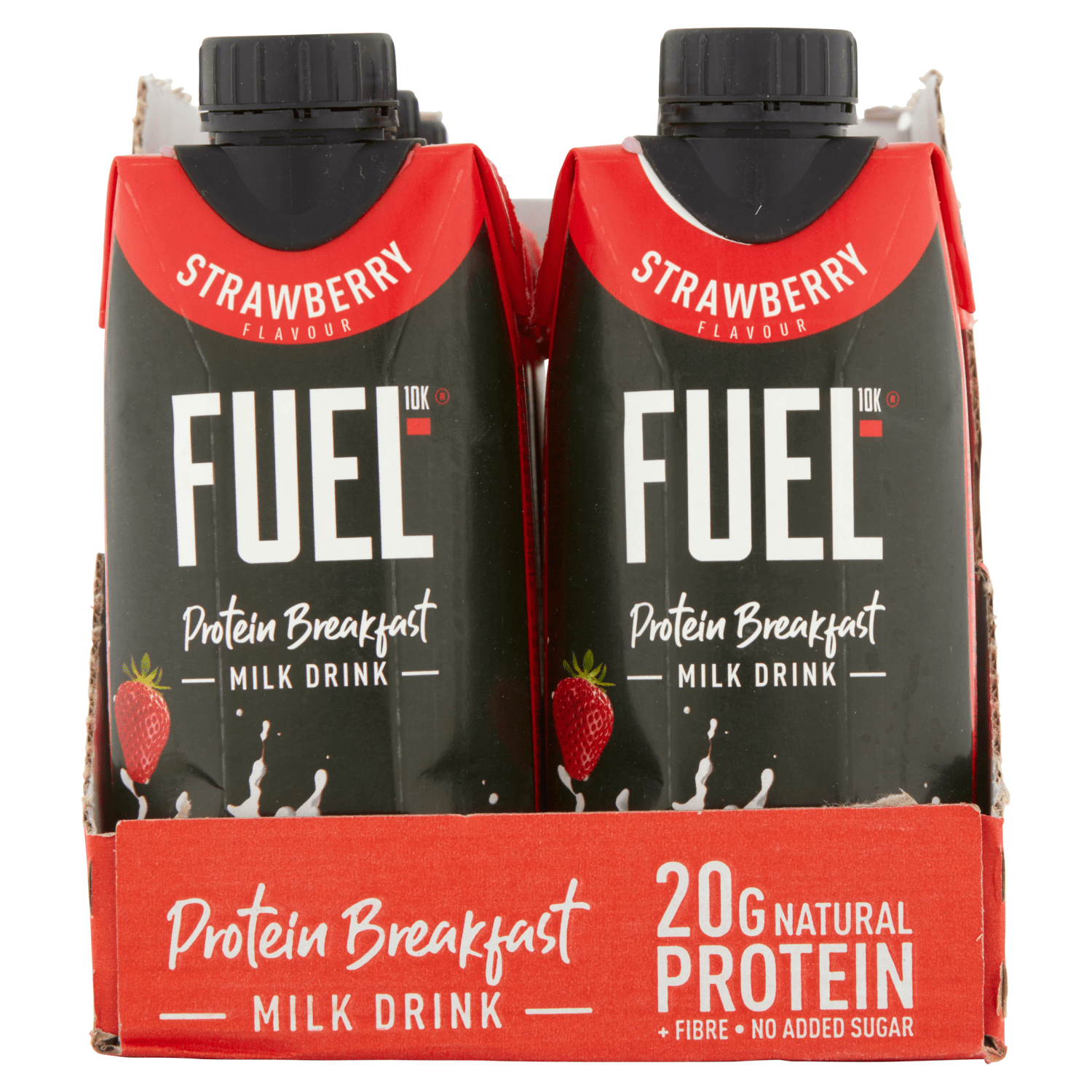 FUEL10K Strawberry Flavour Milk Drink 330ml - UK Food & Drink - 5060201621843