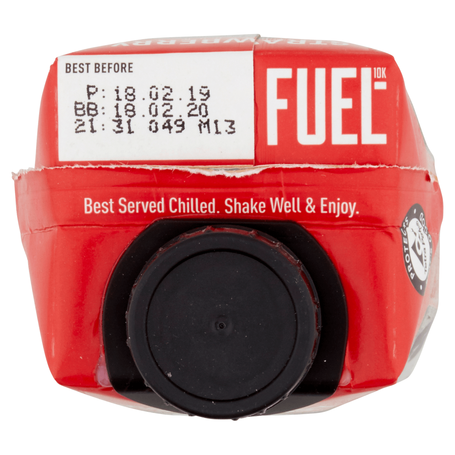 FUEL10K Strawberry Flavour Milk Drink 330ml - UK Food & Drink - 5060201621843