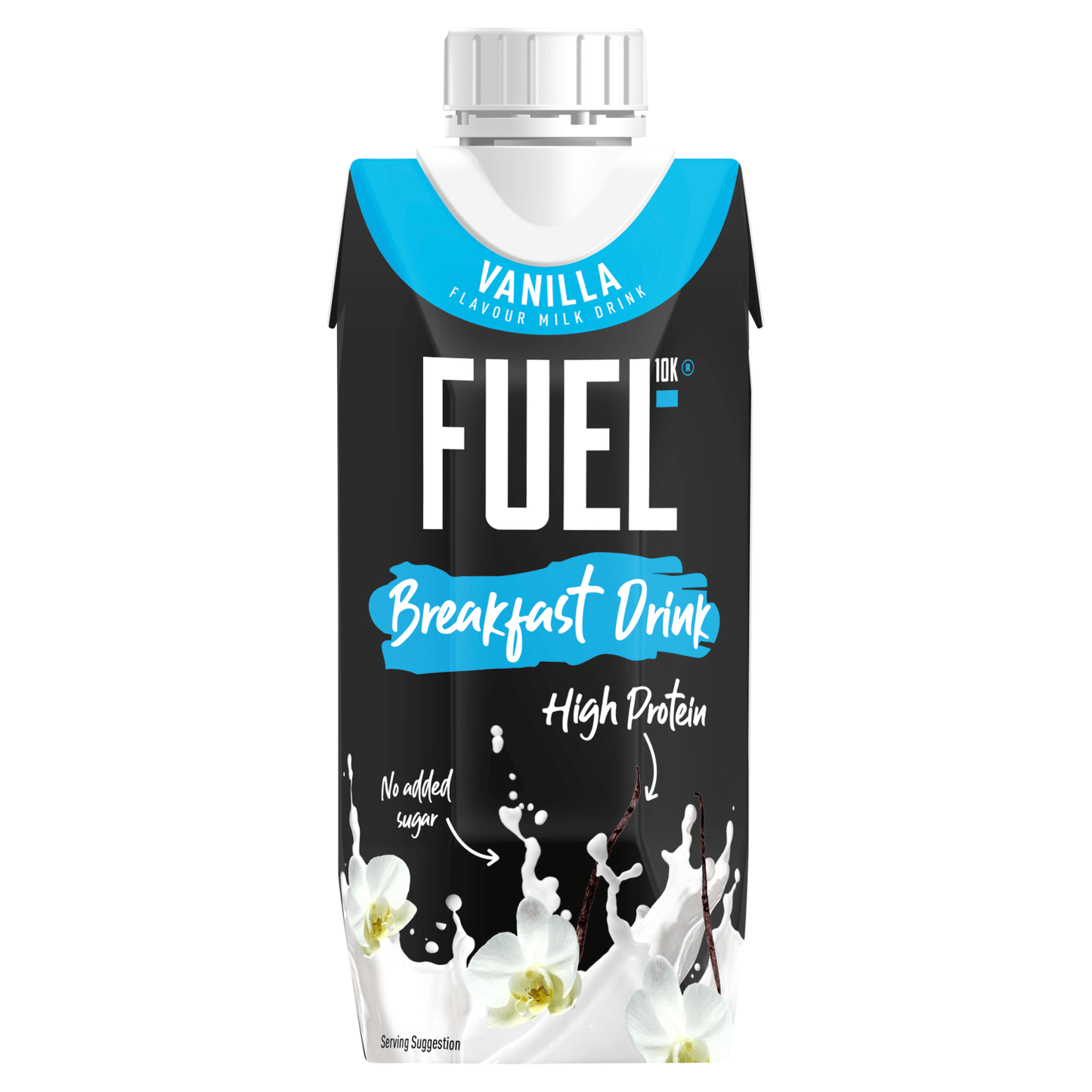 FUEL10K Vanilla Flavour Milk Drink 330ml - UK Food & Drink - 5060201621898