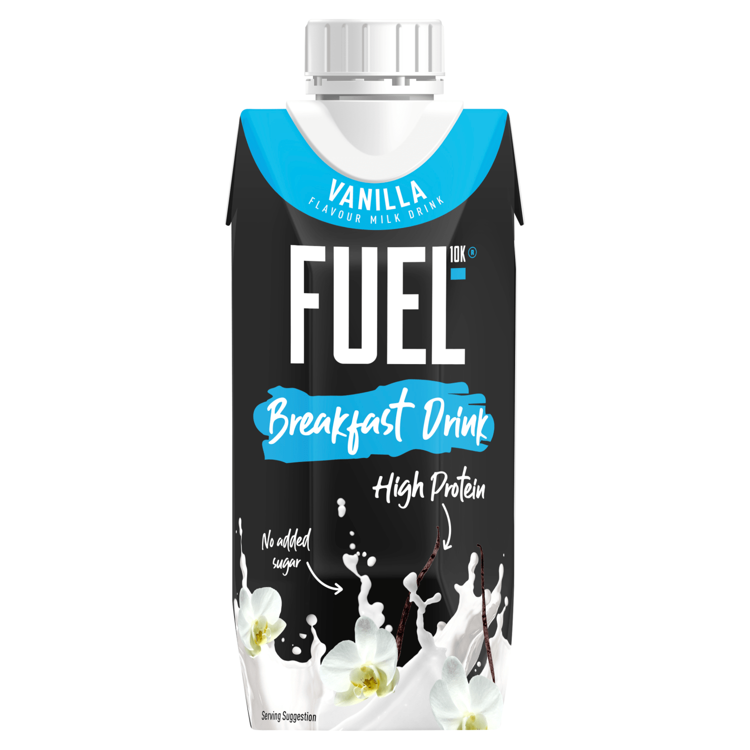 FUEL10K Vanilla Flavour Milk Drink 330ml - UK Food & Drink - 5060201621898