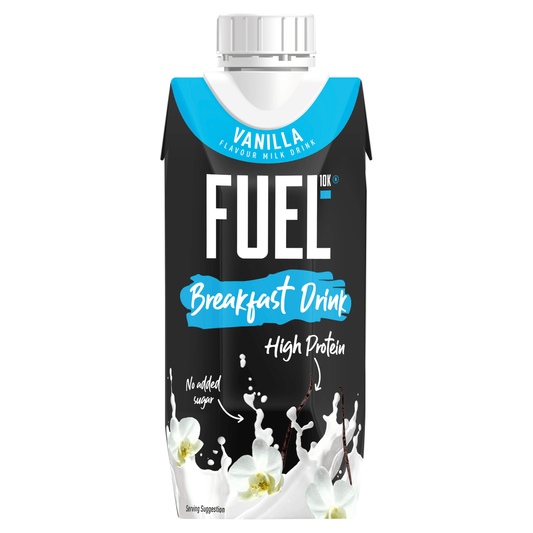 FUEL10K Vanilla Flavour Milk Drink 330ml - UK Food & Drink - 5060201621898