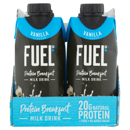 FUEL10K Vanilla Flavour Milk Drink 330ml - UK Food & Drink - 5060201621898
