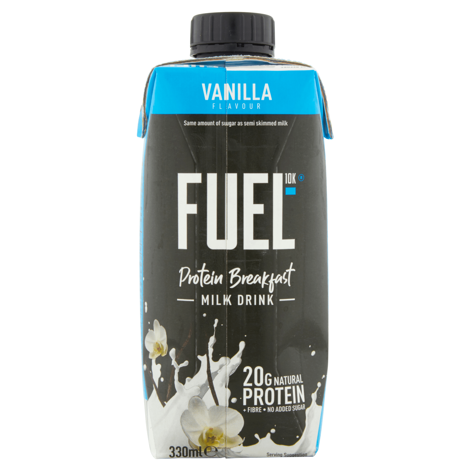 FUEL10K Vanilla Flavour Milk Drink 330ml - UK Food & Drink - 5060201621898