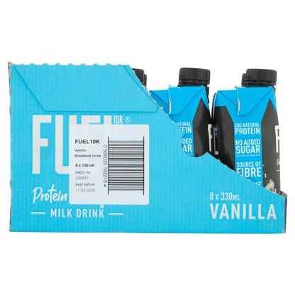 FUEL10K Vanilla Flavour Milk Drink 330ml - UK Food & Drink - 5060201621898
