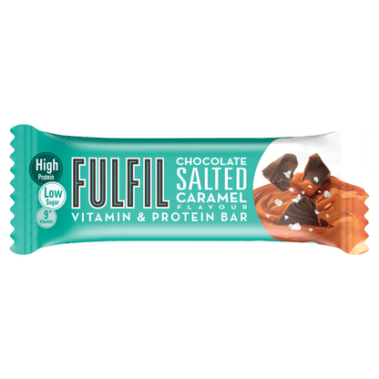 FULFIL Chocolate Salted Caramel Flavour Vitamin & Protein Bar 40g - UK Food & Drink - 5391532121758
