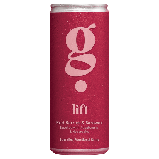 G Spot Lift Red Berries & Sarawak Sparkling Functional Drink 250ml - UK Food & Drink - 5070002157823