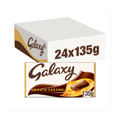 Galaxy Smooth Caramel 135g - UK Food & Drink - 5900951313103