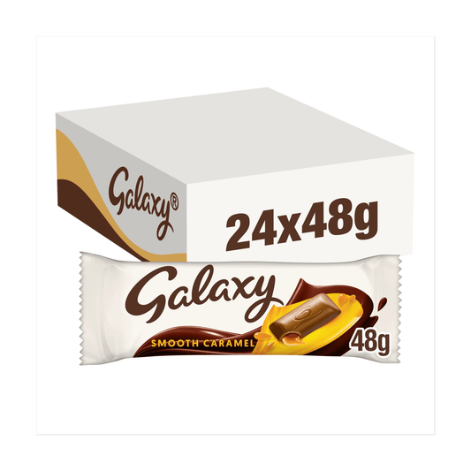 Galaxy Smooth Caramel 2 x 24g (48g) - UK Food & Drink - 5900951313196