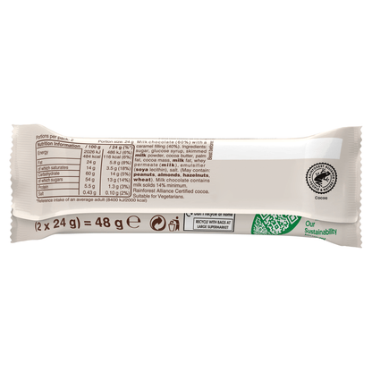 Galaxy Smooth Caramel 2 x 24g (48g) - UK Food & Drink - 5900951313196