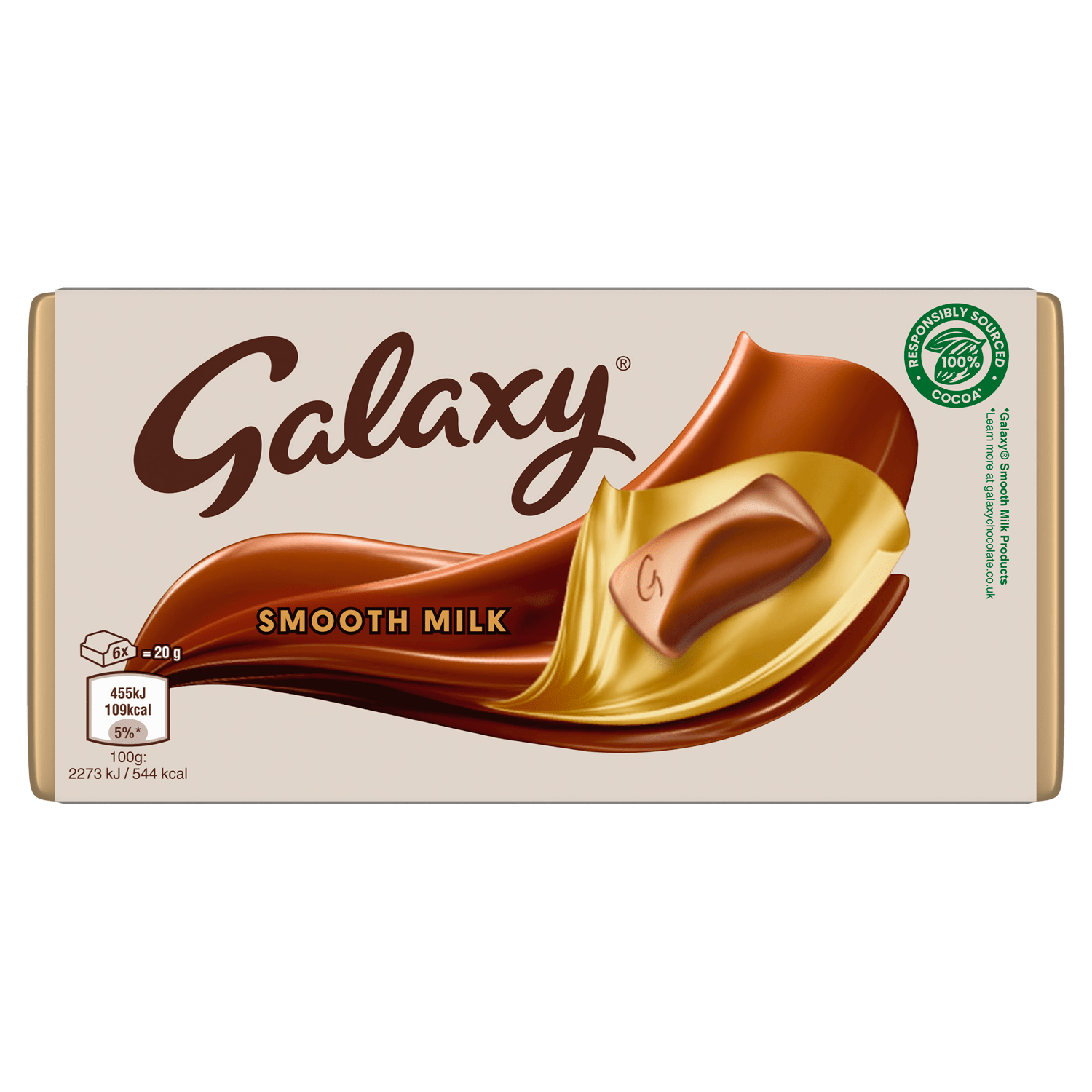 Galaxy Smooth Milk 100g - UK Food & Drink - 5000159553018