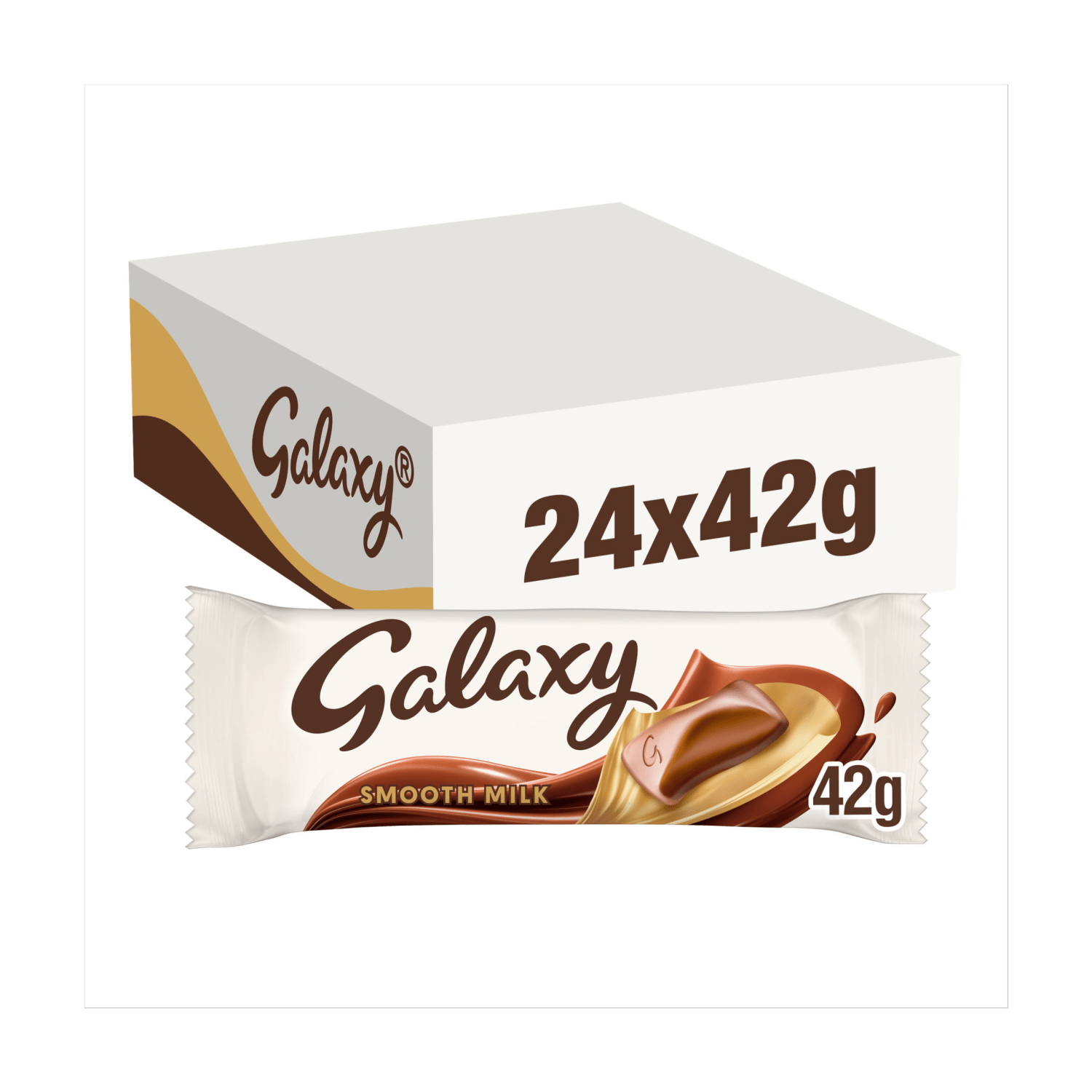 Galaxy Smooth Milk 42g - UK Food & Drink - 5000159470292