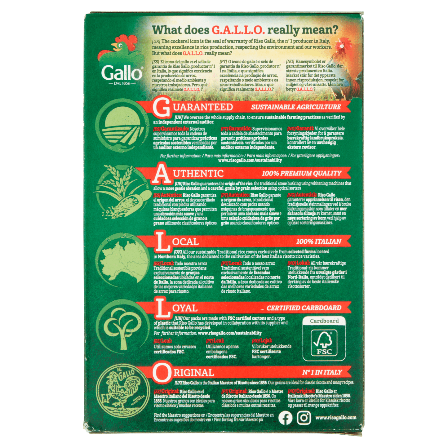 Gallo Traditional Risotto Rice 500g - UK Food & Drink - 8001420009118