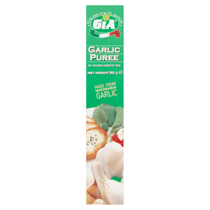 Gia Garlic Puree in Sunflower Oil 90g - UK Food & Drink - 8001830533012