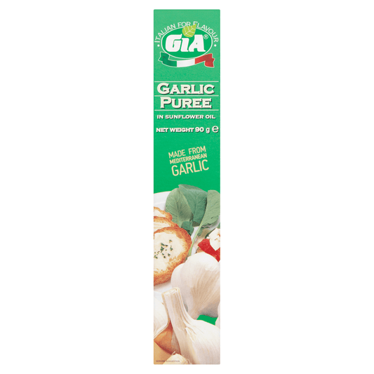Gia Garlic Puree in Sunflower Oil 90g - UK Food & Drink - 8001830533012