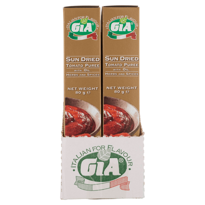 Gia Sun Dried Tomato Puree with Oil, Herbs and Spices 80g - UK Food & Drink - 8001830533920