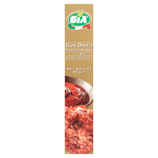 Gia Sun Dried Tomato Puree with Oil, Herbs and Spices 80g - UK Food & Drink - 8001830533920