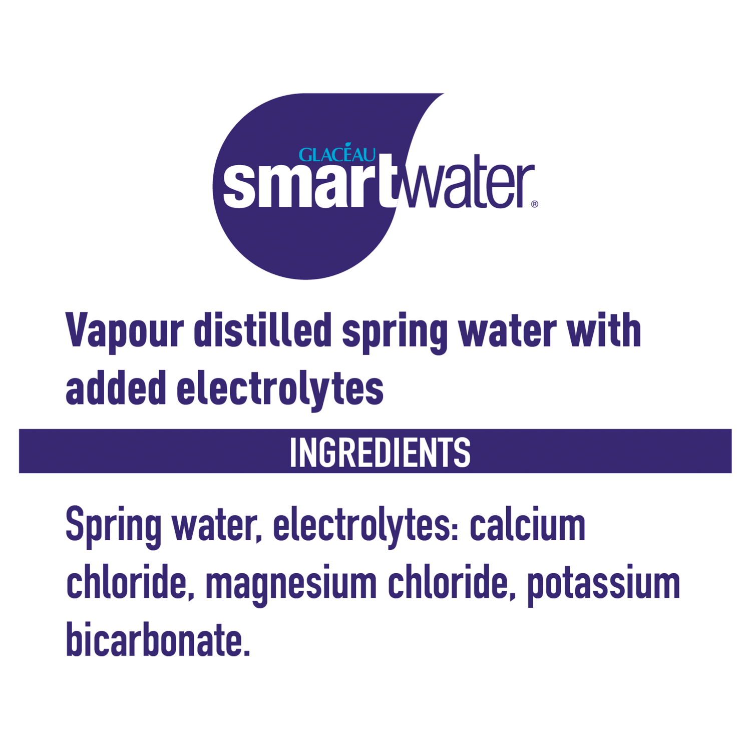 Glac√©au Smartwater 850ml - UK Food & Drink - 5449000214607