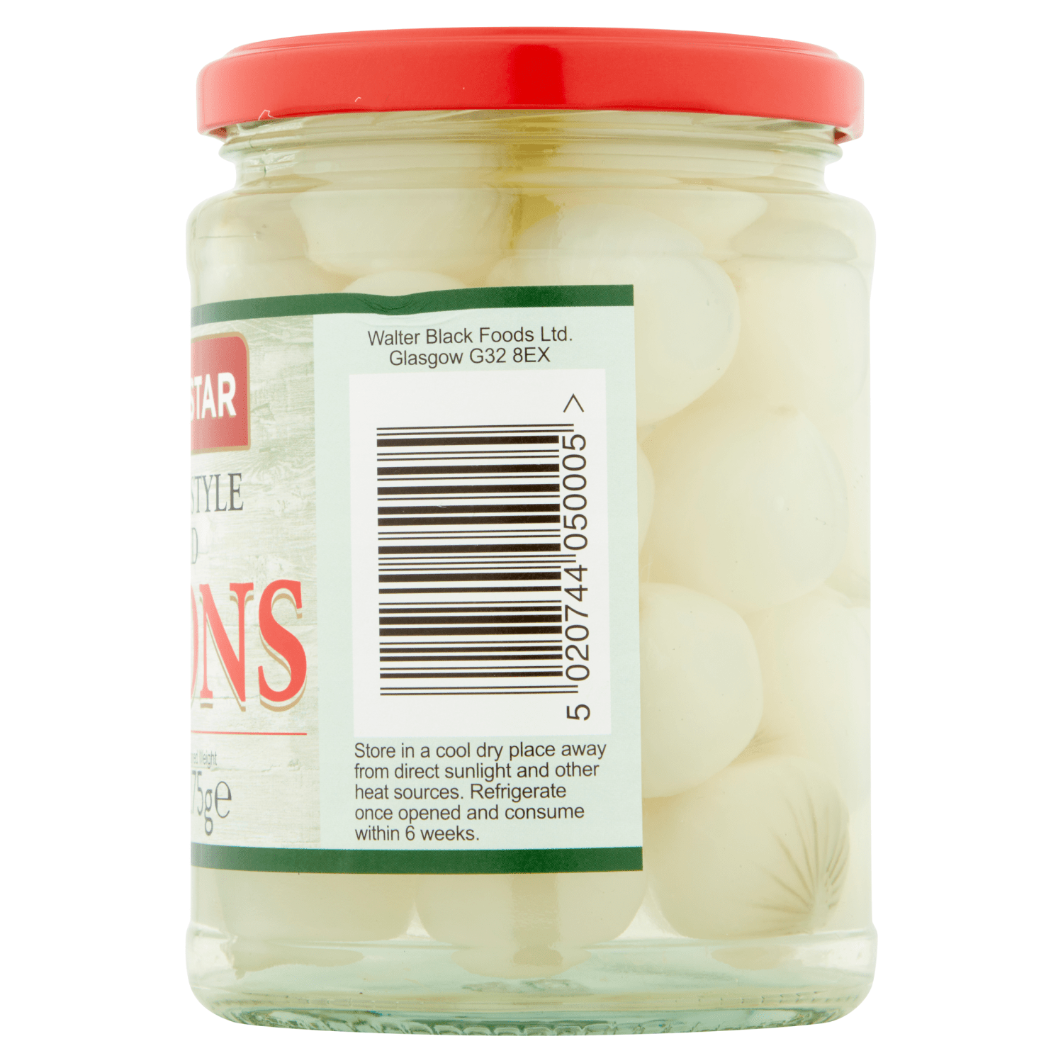 Gold Star Chip Shop Style Pickled Onions 500g - UK Food & Drink - 5020744050005