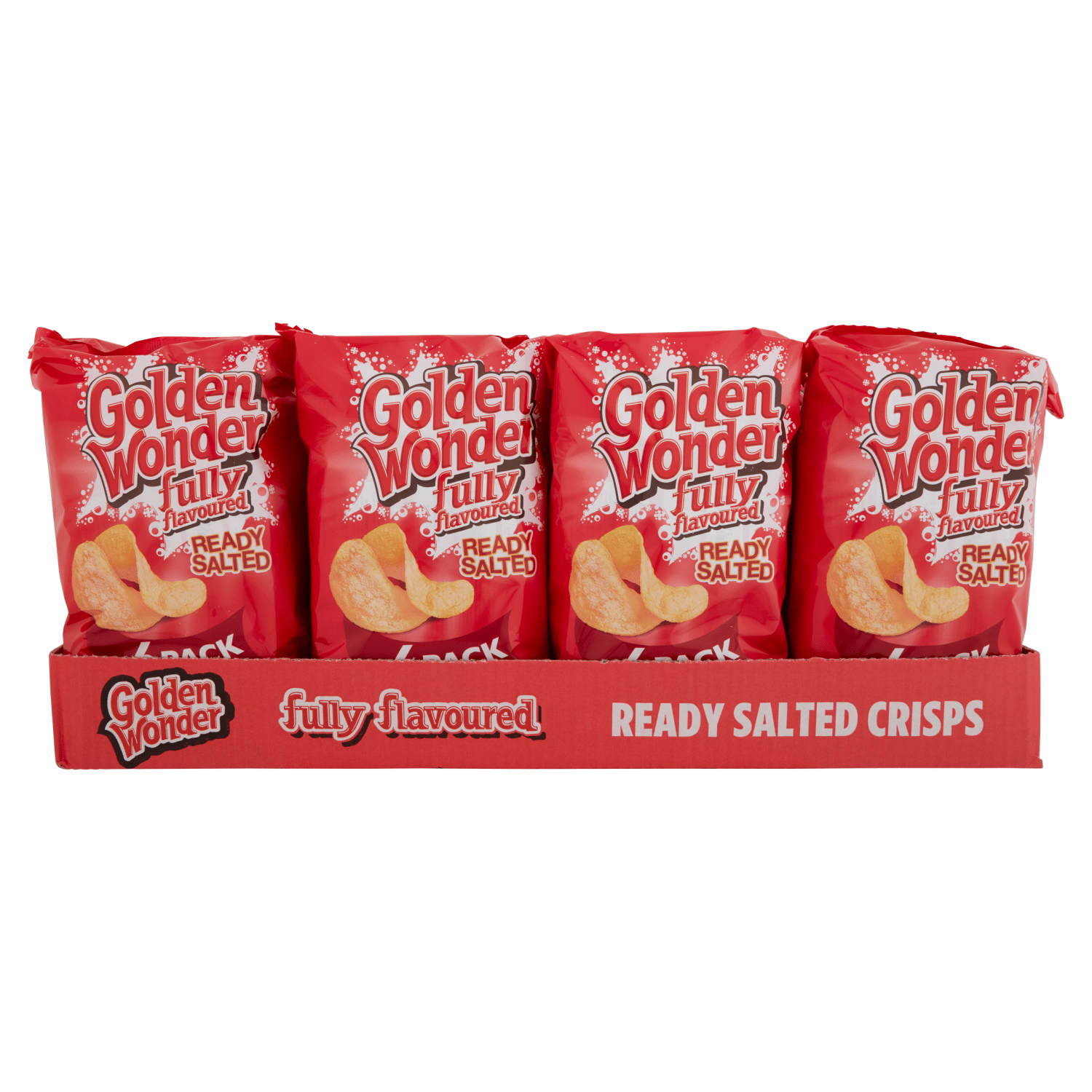Golden Wonder Fully Flavoured Ready Salted 6 x 25g - UK Food & Drink - 5010052108314