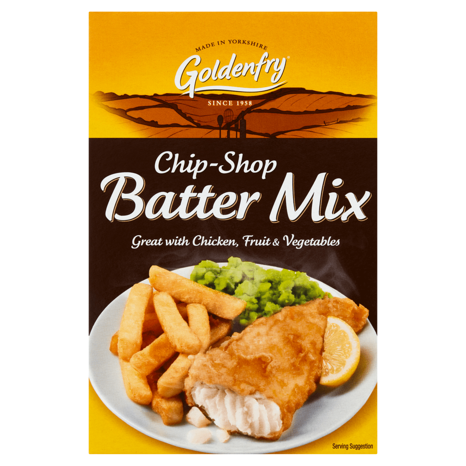 Goldenfry Chip - Shop Batter Mix 170g - UK Food & Drink - 5010105131016
