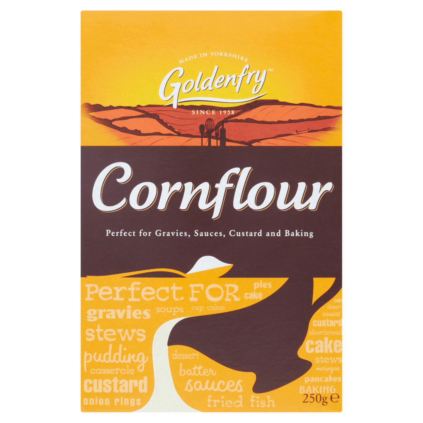 Goldenfry Cornflour 250g - UK Food & Drink - 5010105001500