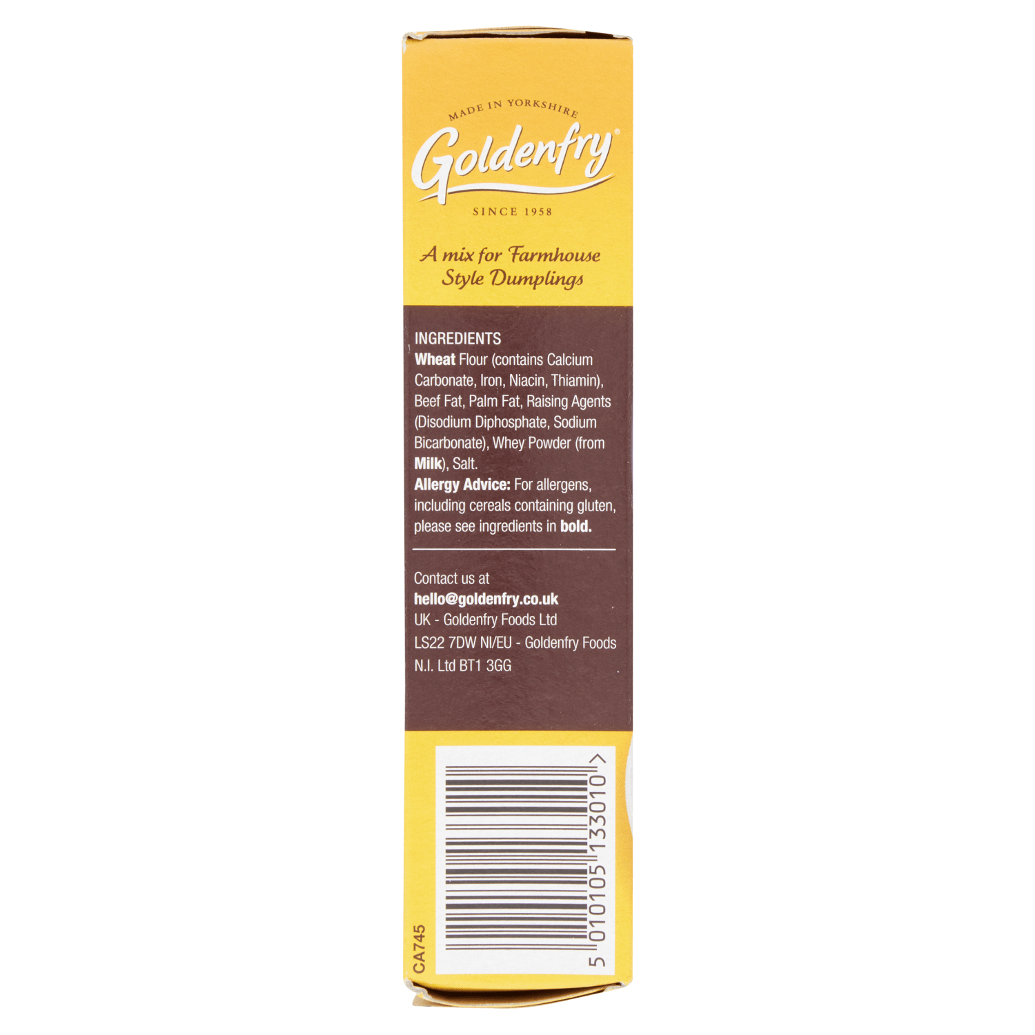 Goldenfry Farmhouse Style Dumpling Mix 142g - UK Food & Drink - 5010105133010