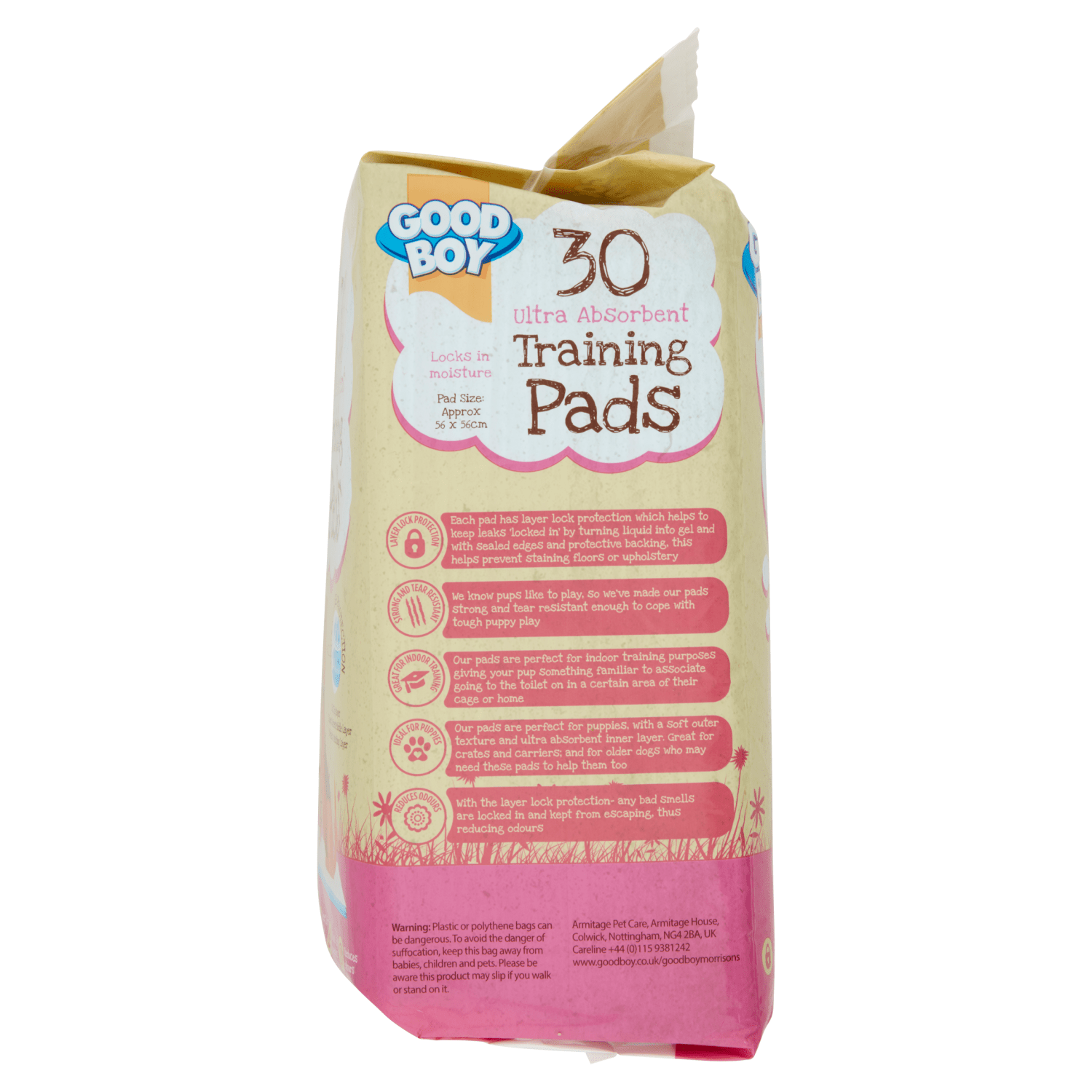 Good Boy 30 Ultra Absorbent Training Pads - UK Food & Drink - 5000239079179