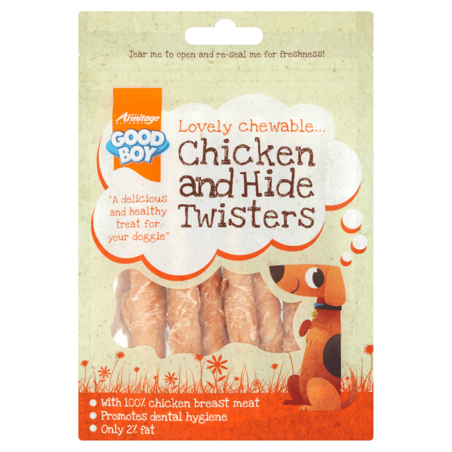 Good Boy Chicken and Hide Twisters 70g - UK Food & Drink - 5000239056774