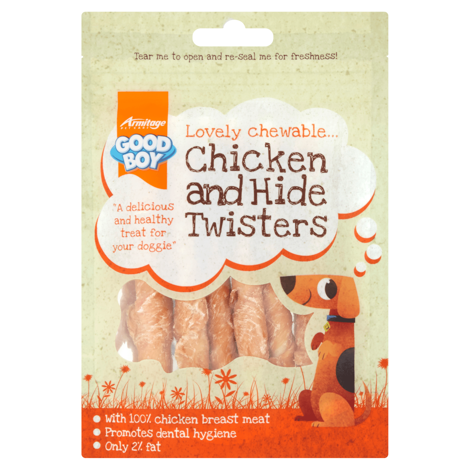 Good Boy Chicken and Hide Twisters 70g - UK Food & Drink - 5000239056774