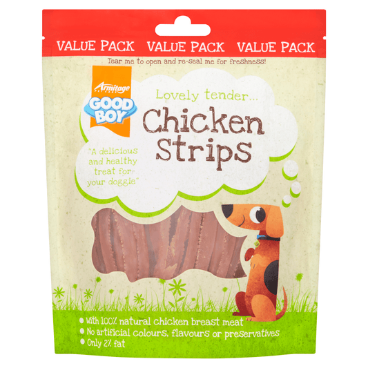 Good Boy Chicken Strips 250g - UK Food & Drink - 5000239056866