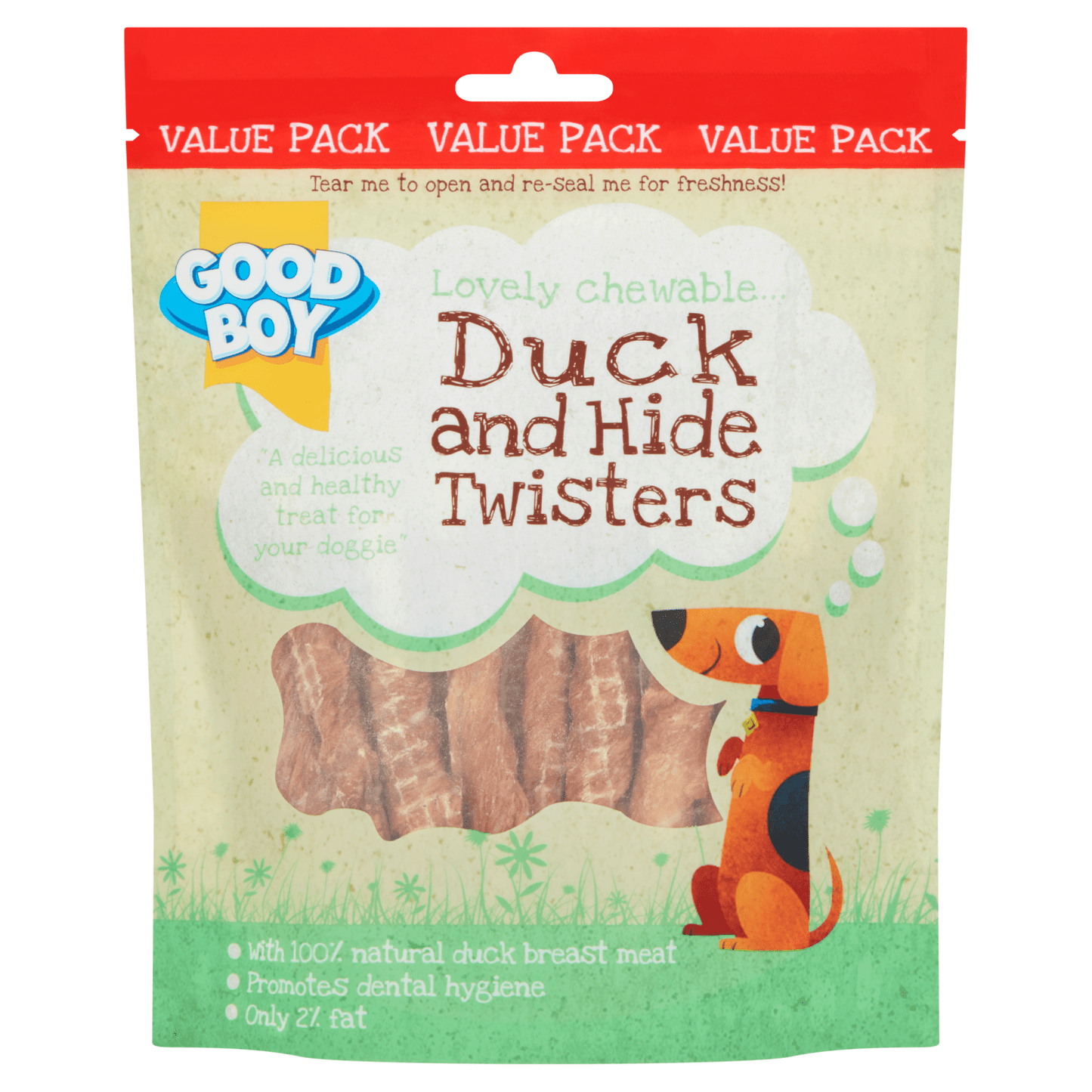 Good Boy Duck and Hide Twisters 220g - UK Food & Drink - 5000239057580