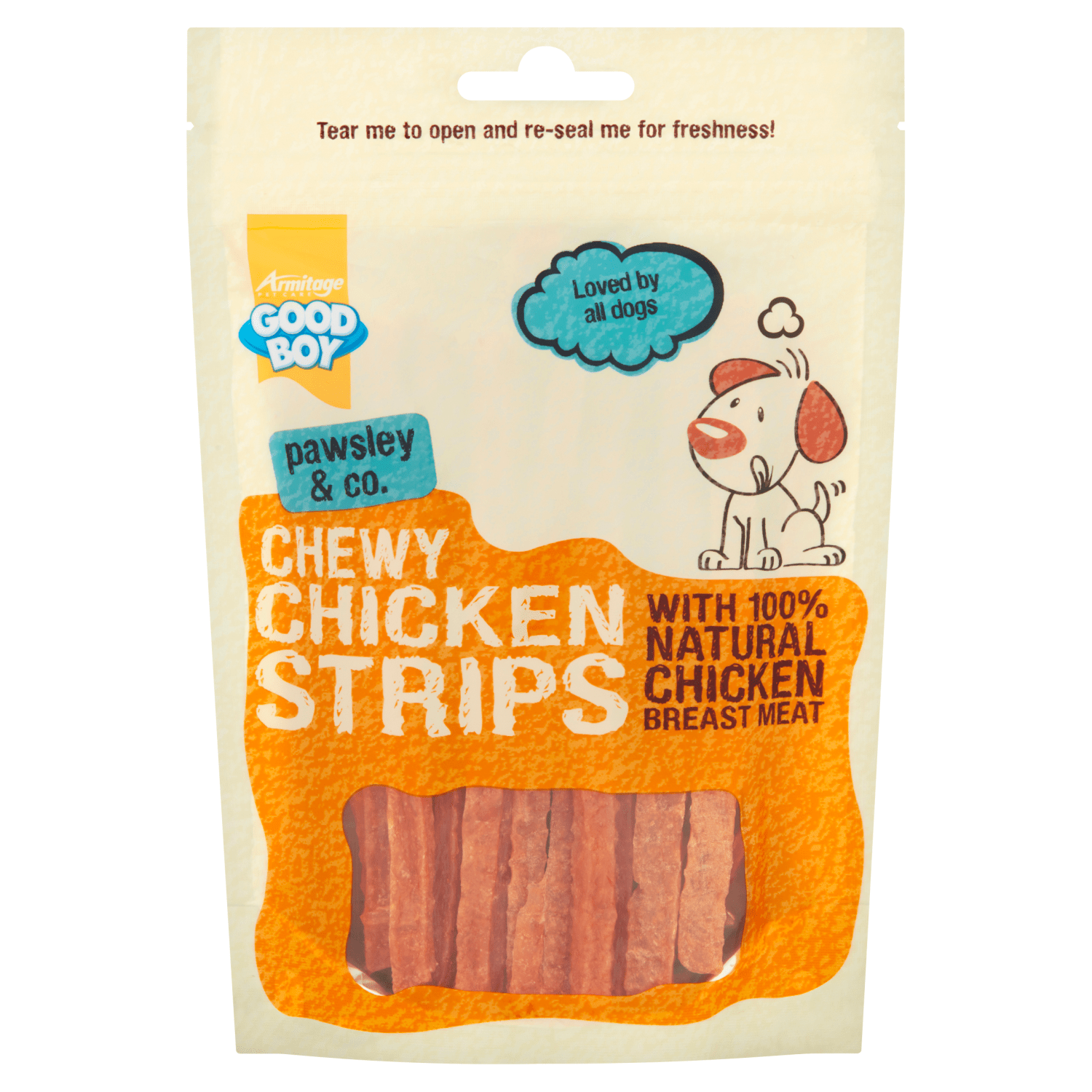 Good Boy Pawsley & Co. Chewy Chicken Strips 100g - UK Food & Drink - 5000239056248