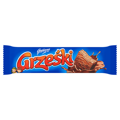 Goplana Grze_ki Chocolate - Coated Wafer Bar with Cocoa Cream 36g - UK Food & Drink - 5900394006167