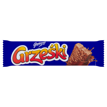 Goplana Grze_ki Chocolate - Coated Wafer Bar with Cocoa Cream 36g - UK Food & Drink - 5900394006167