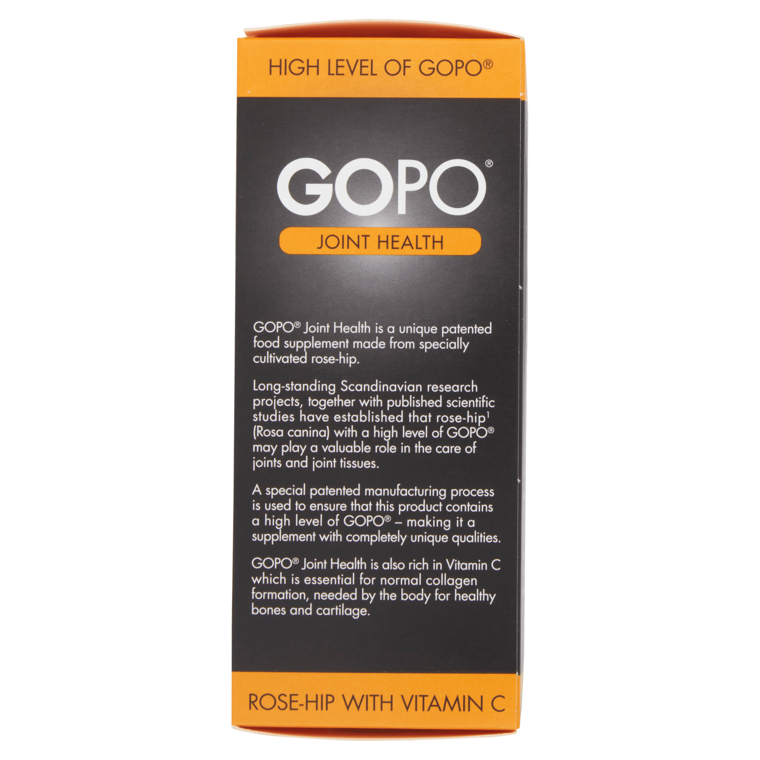 GOPO Joint Health Rose - Hip with Vitamin C 200 Capsules - UK Food & Drink - 5000477153129