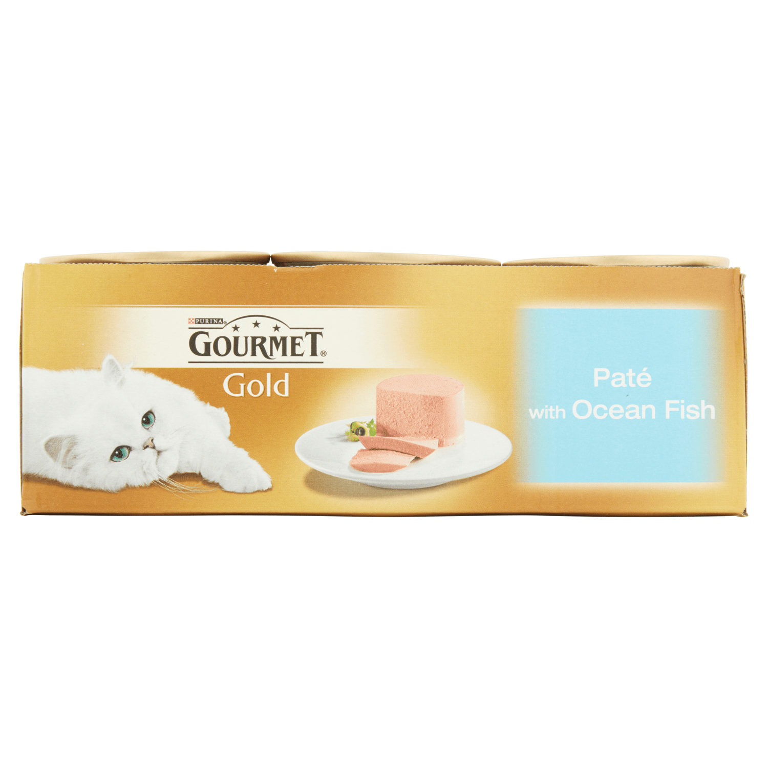 Gourmet Gold Cat Food Pat√© with Ocean Fish 85g - UK Food & Drink - 50500208